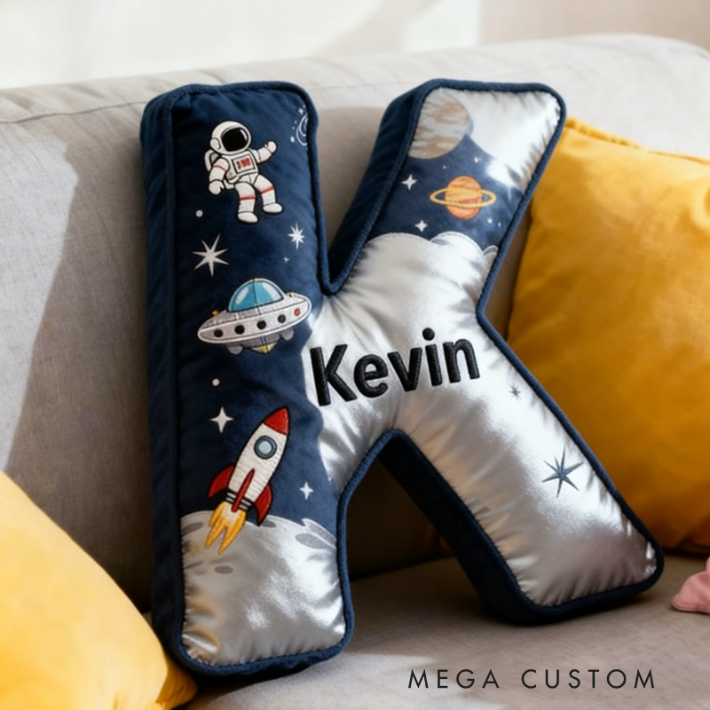 Personalized Dream Space Interstellar with Name Graphic 3D Print Pillow Christmas Gift for Kids