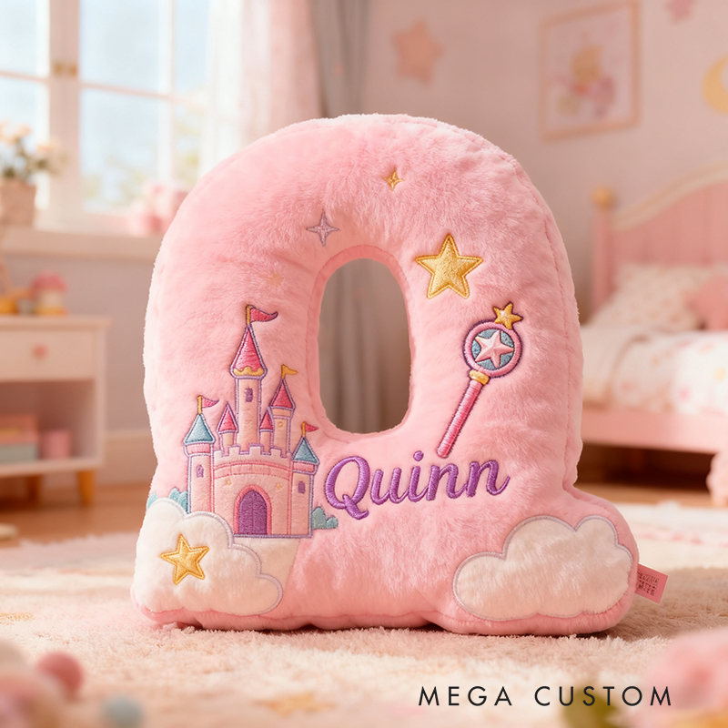Personalized Colorful 26 Letters Graphic 3D Print Cute Pillow Cut Magic Beautiful Letter Custom Pillow christmas Gift for Kids