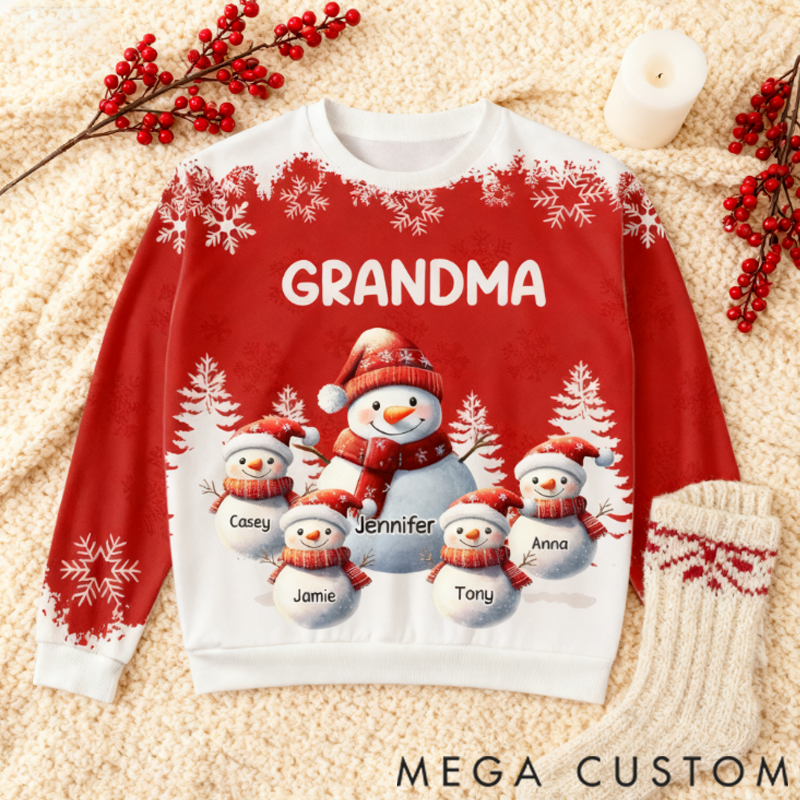 Personalized My Fav People Call Me Ugly Sweater Christmas Gift for Family