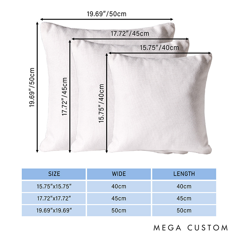 Personalized Sport Throw Pillow with Custom Team Name and Player Name for Fans