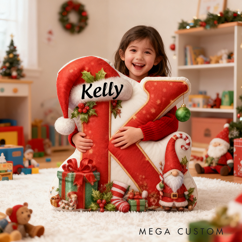 Personalized Colorful 26 Letters Pillow Personalized Alphabet Decor for Tree and Home