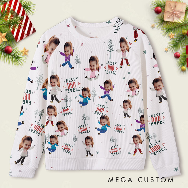 Personalized Cartoon Characters Whimsical Winter Fun Playful Holiday Vibes Ugly Sweater Shirt