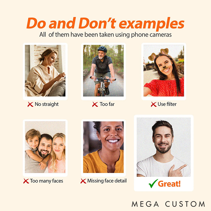 Personalized American Football Ugly Sweatershirt with Custom Photo and Festive Design