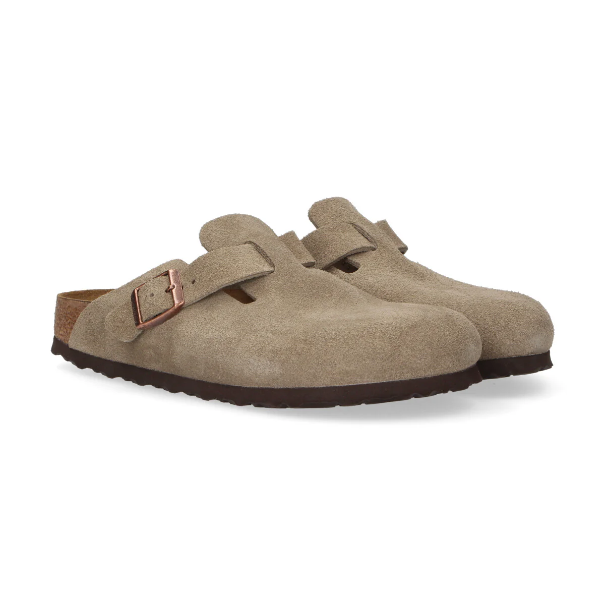 Birkenstock Boston camoscio beige