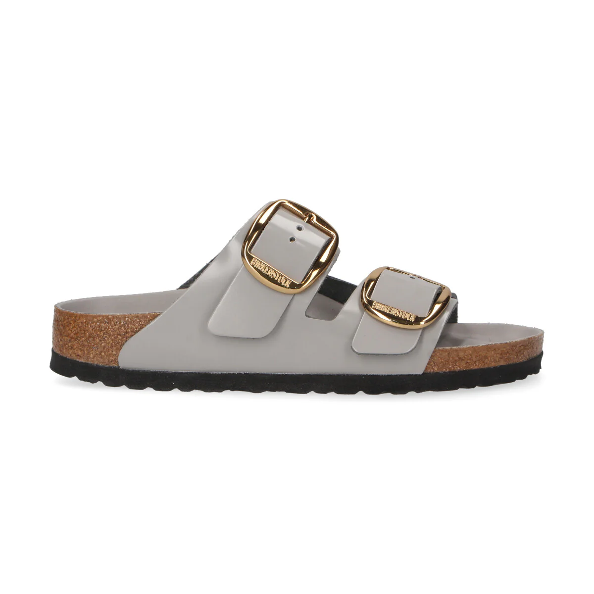 Birkenstock Arizona Big Bucklead pelle grigia