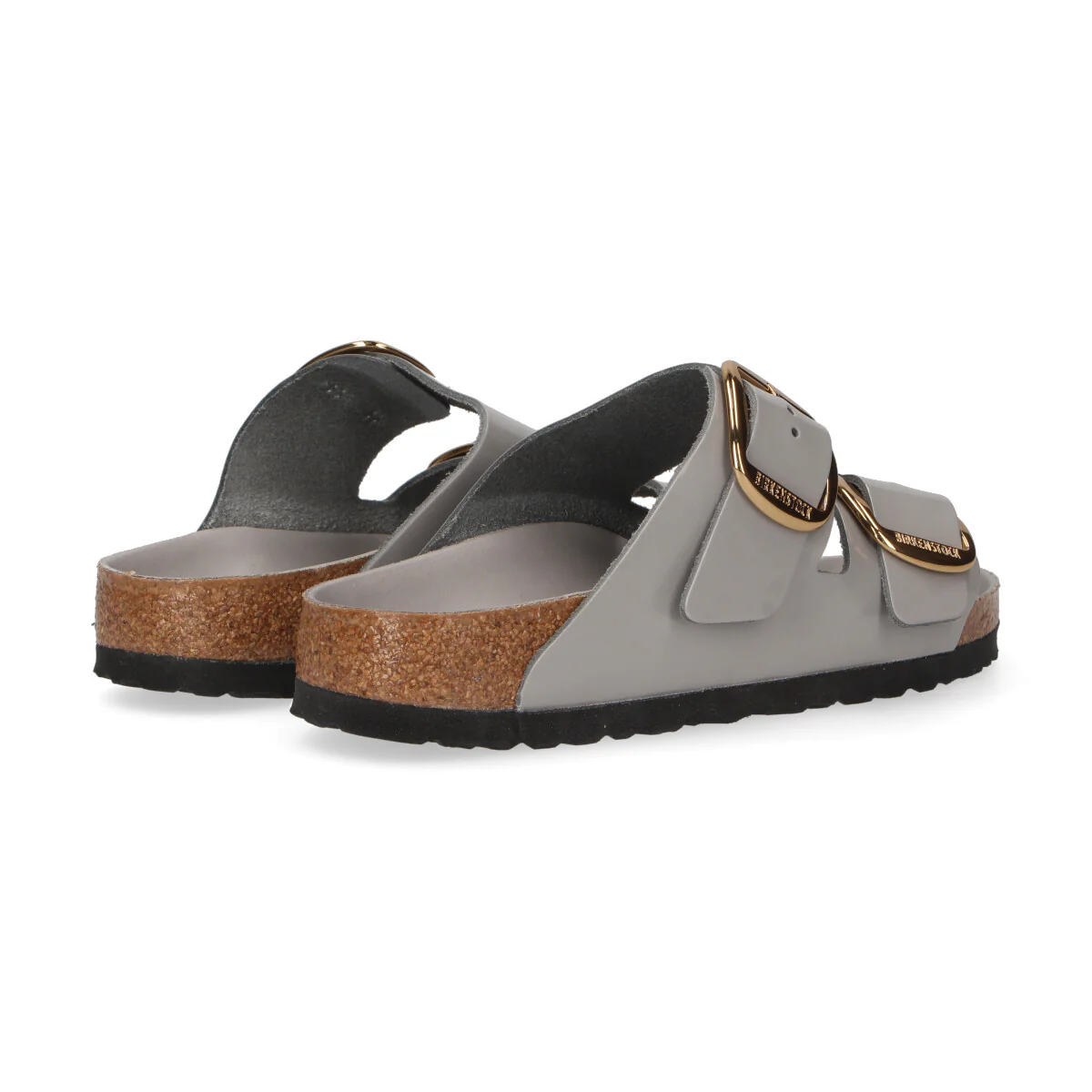 Birkenstock Arizona Big Bucklead pelle grigia