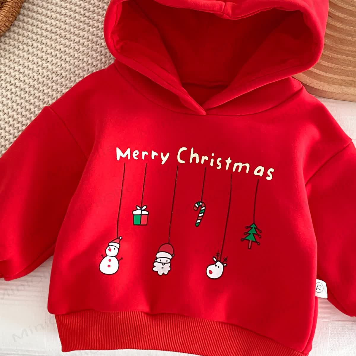 MERRY CHRISTMAS Baby Snowman Elk Santa Claus Hoodie