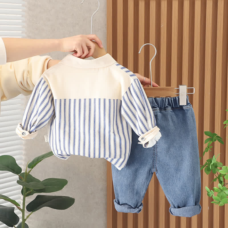 HUMAN MADE Baby 3-Piece Bear Denim Set