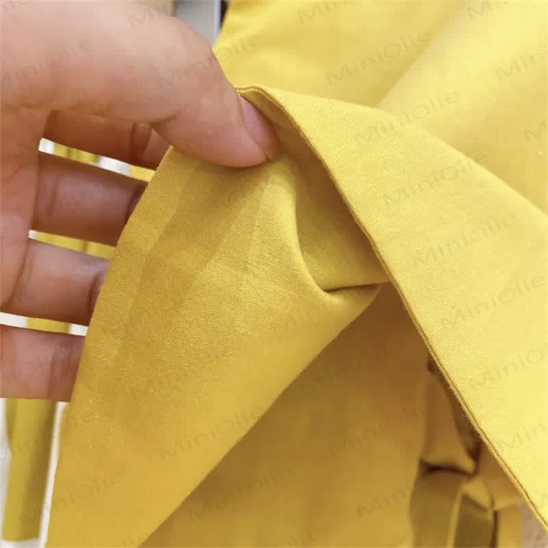 Toddler 2-Piece Yellow Dots Set with Hat