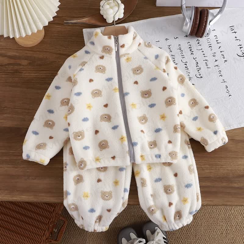 Toddler Kid Cute Animal 2-Piece Fleece Set