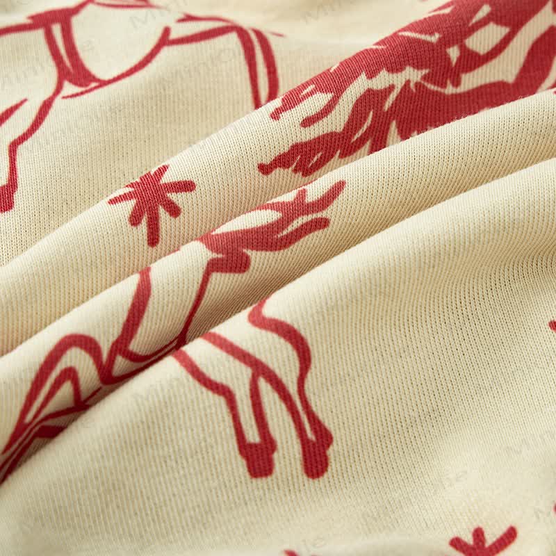 Baby Red Tree Beige 2-piece Set