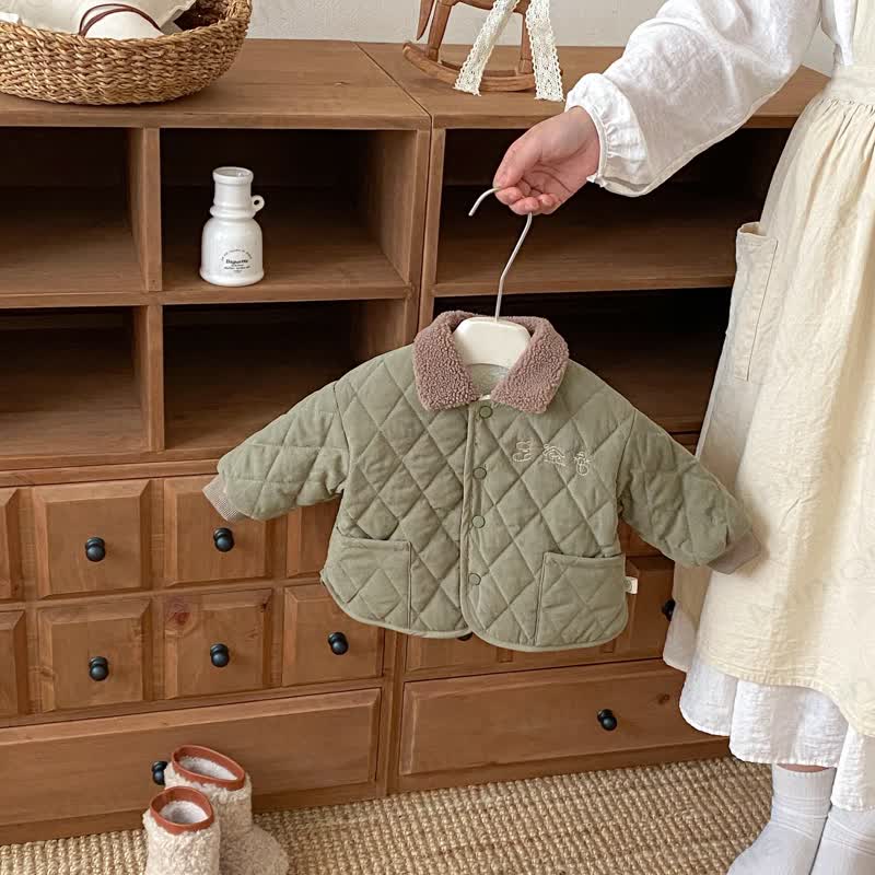 Baby Toddler Quilting Quilted Outerwear