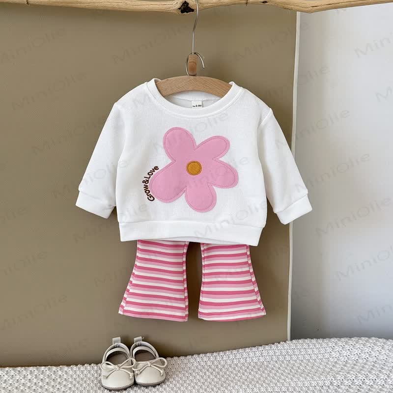 GROW&LOVE Baby Girl 2-Piece Flower Set