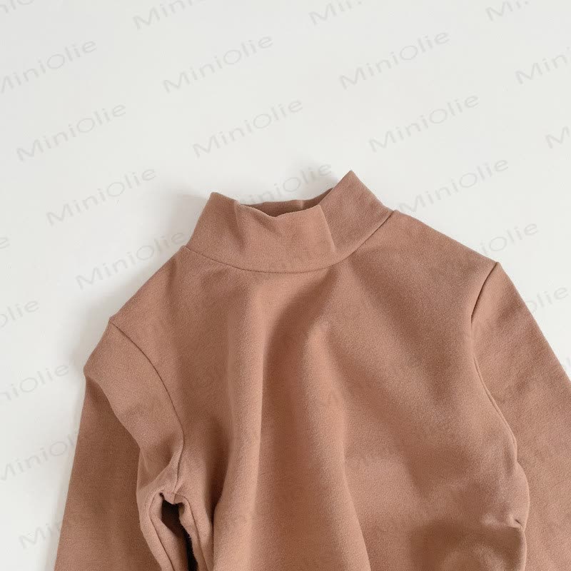 Toddler Retro Solid Color Soft T-shirt