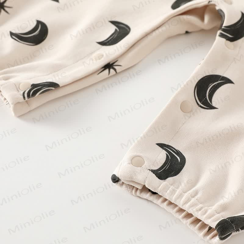 Baby Moon Dots Pajamas Romper