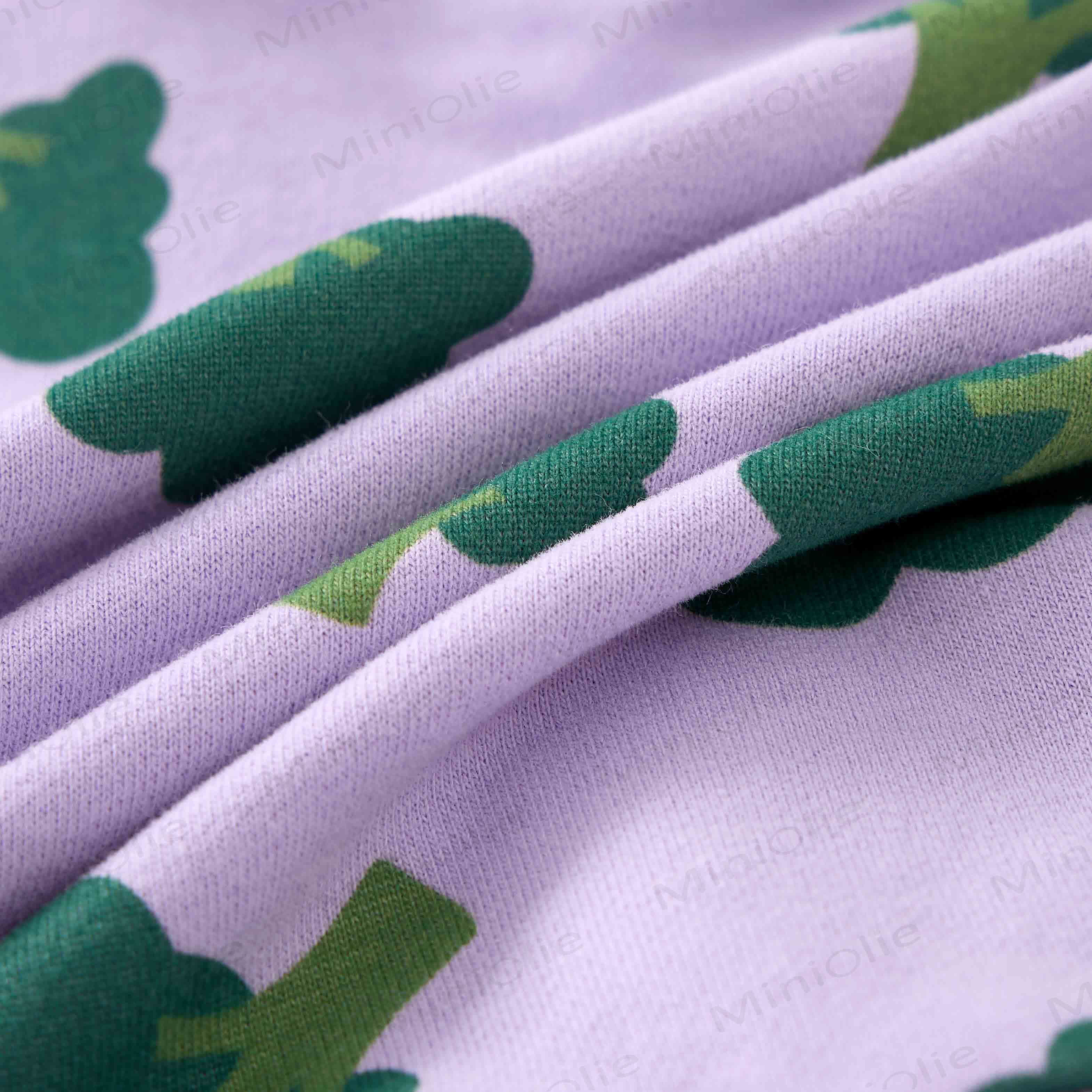 Baby Broccoli 2-piece Purple Set