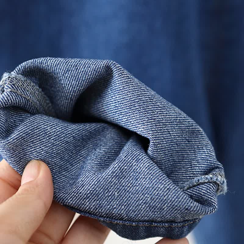 Toddler Car Embroidered Pocket Overalls