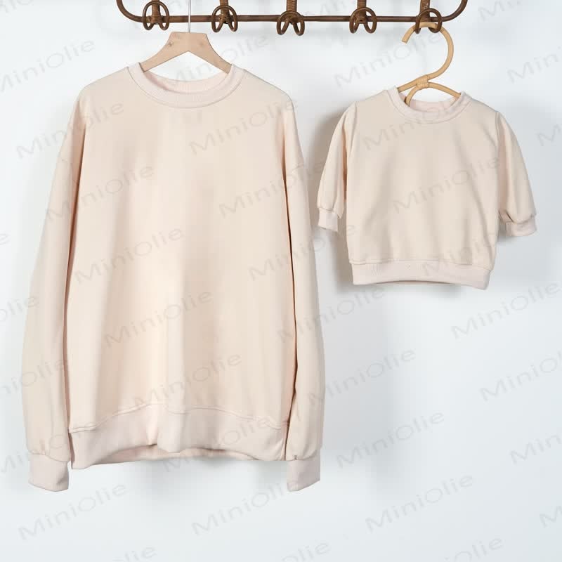 MAMA/BABY Mommy and Me Bear Sweatshirt