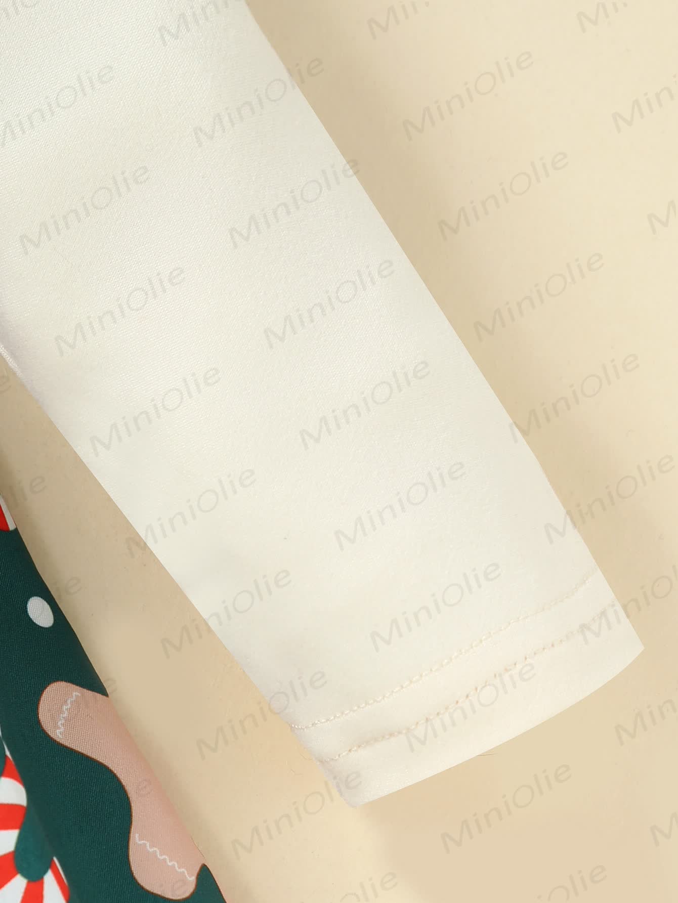 Baby Girl Gingerbread Man Green Dress With A Headband