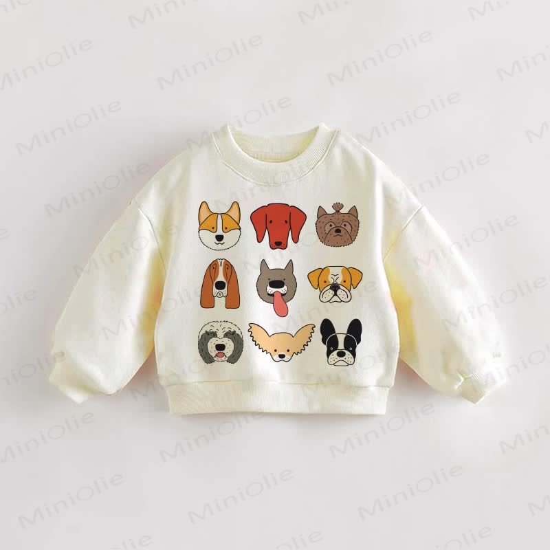 Baby Toddler Cute Dogs Sweatshirt