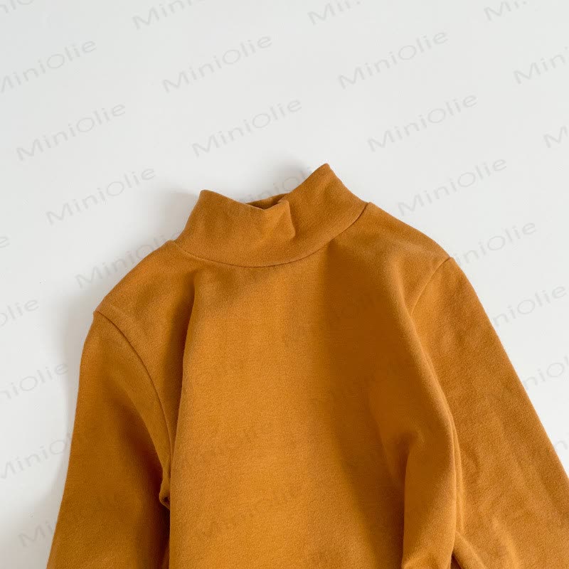 Toddler Retro Solid Color Soft T-shirt