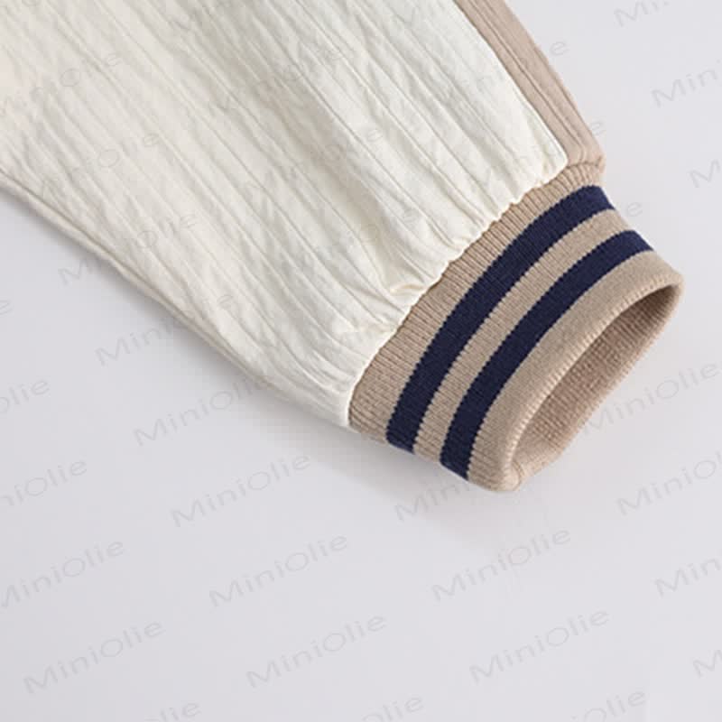 MONDAY Baby Contrast Sleeves Romper