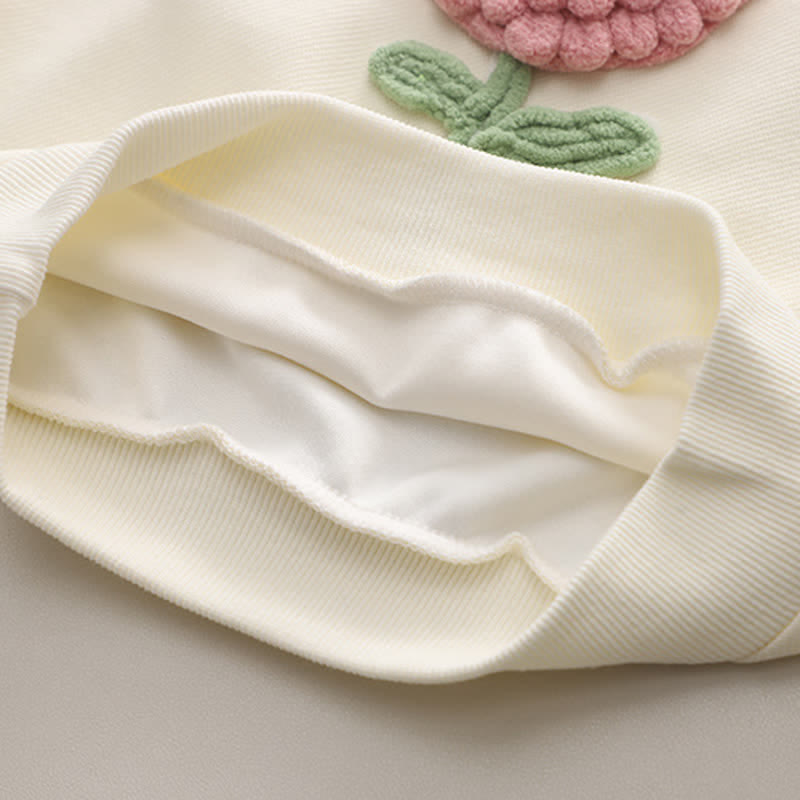 Toddler 2-Piece Lovely Flower Denim Set