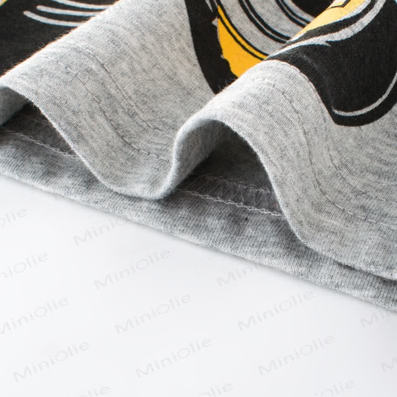 Kid Boy Excavator Grey T-Shirt