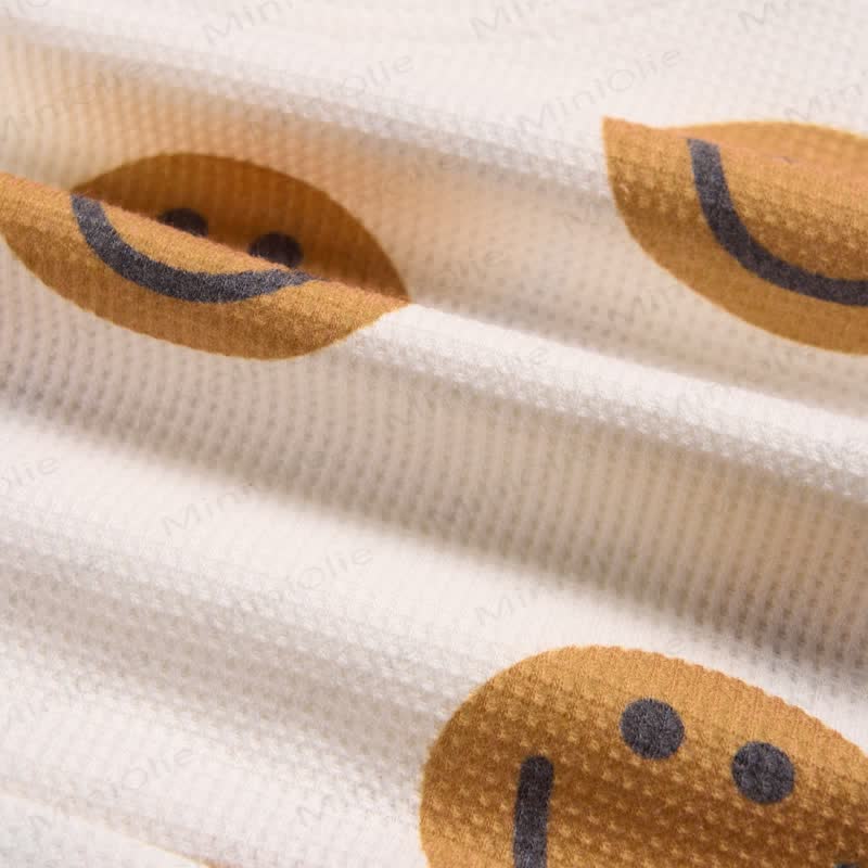 Baby Toddler Smiley Face Waffle 2-piece Set