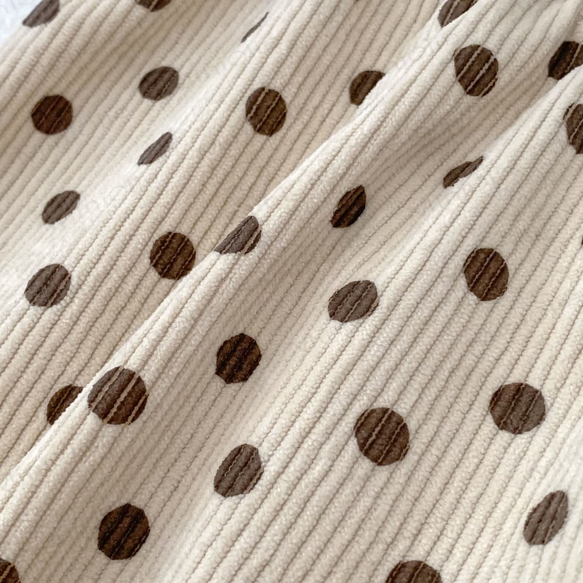 Baby Girl Polka Dot Overalls