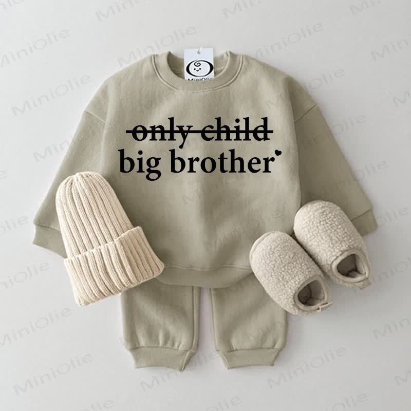 BIG SISTER/BIG BROTHER Baby Slogan 2-piece Set