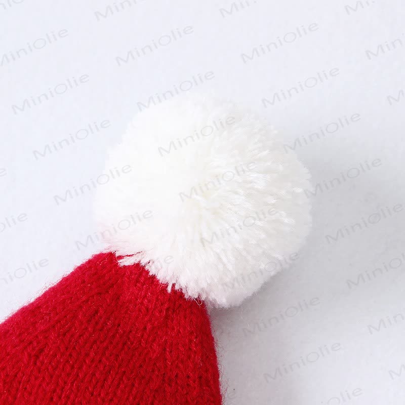 Baby Christmas Pompom Beanie