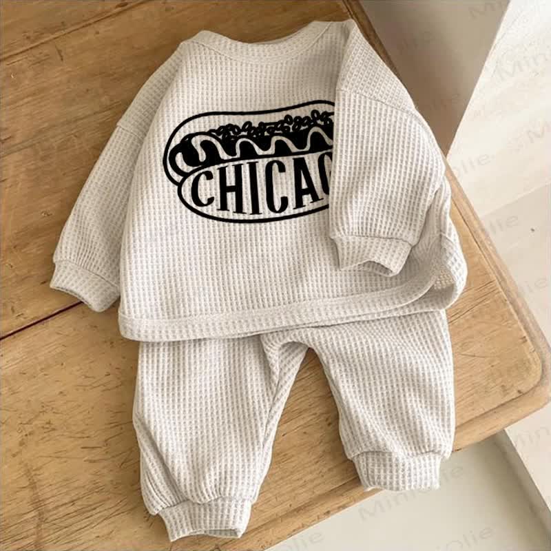 CHICAGO Baby Hot Dog Waffle 2-piece Set