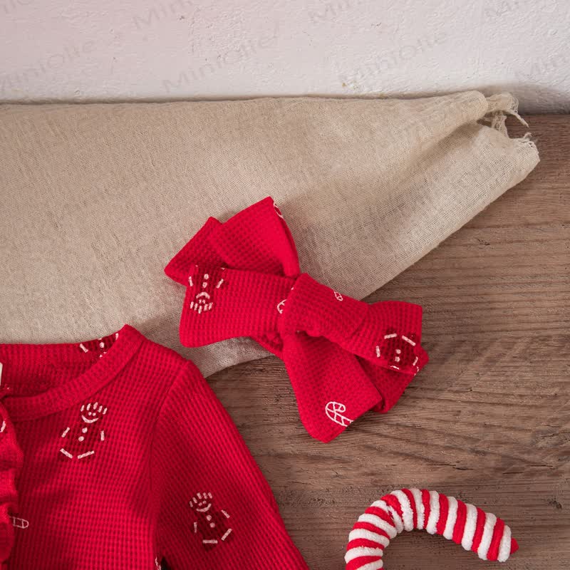 Baby Headscarf Christmas Romper