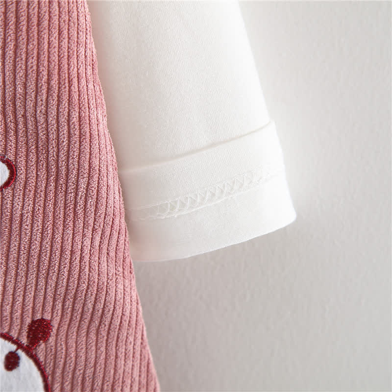 Baby 2-Piece Giraffe Corduroy Sweet Set