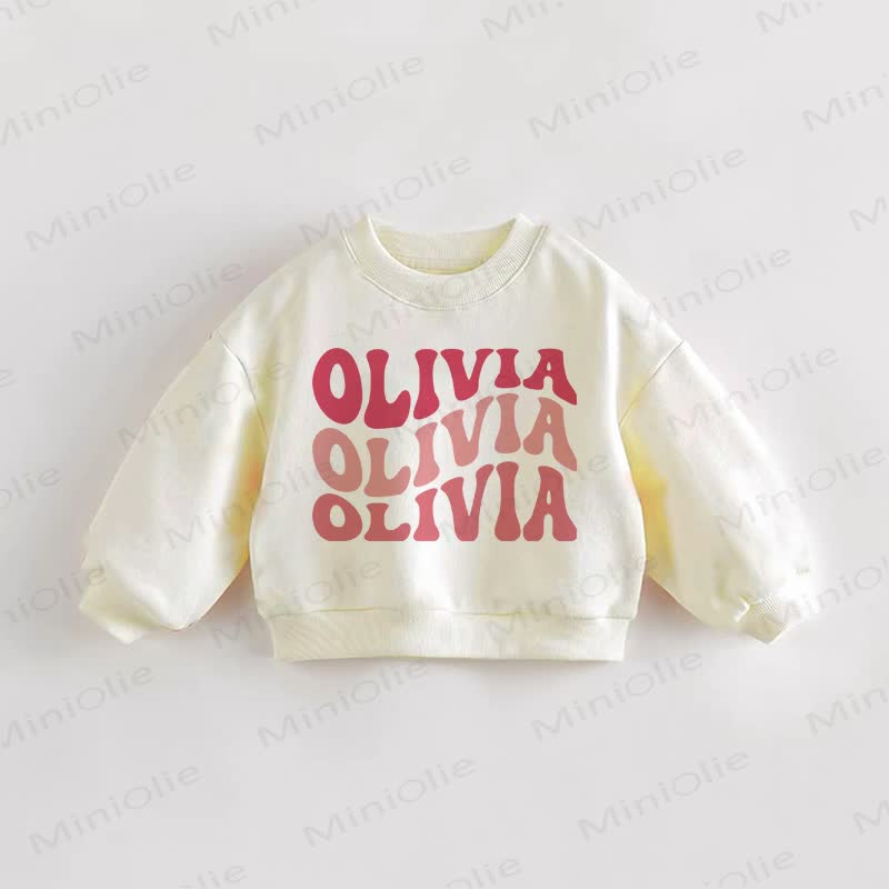 OLIVIA Baby Cream Sweatshirt