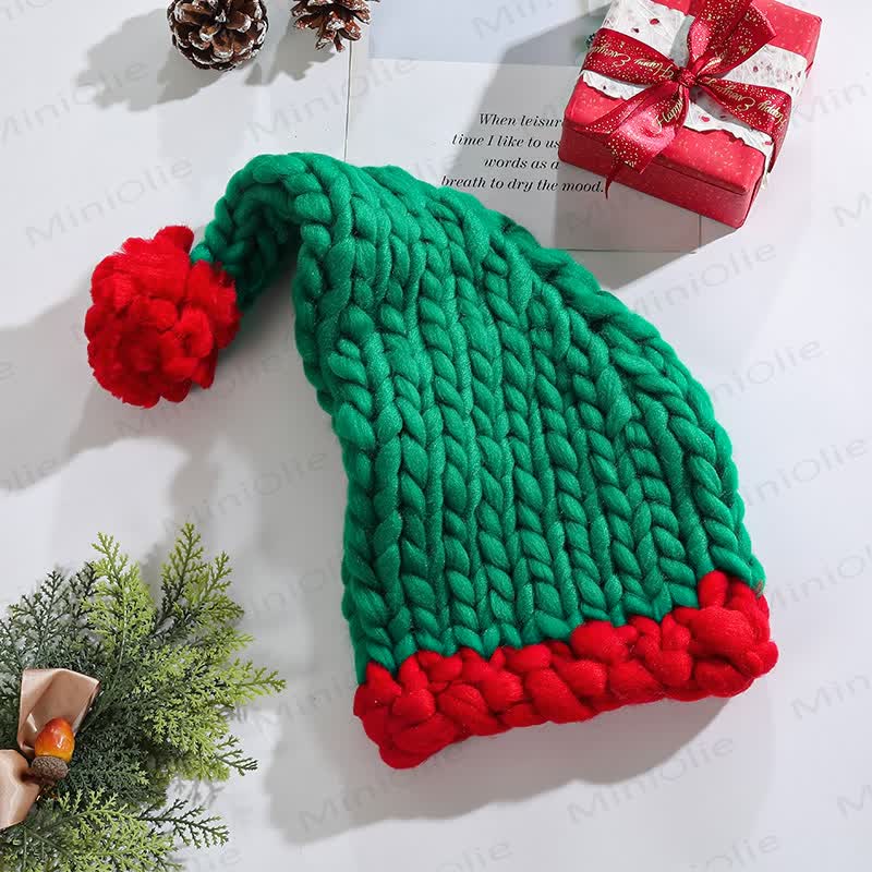 Baby Lovely Knitted Christmas Beanie