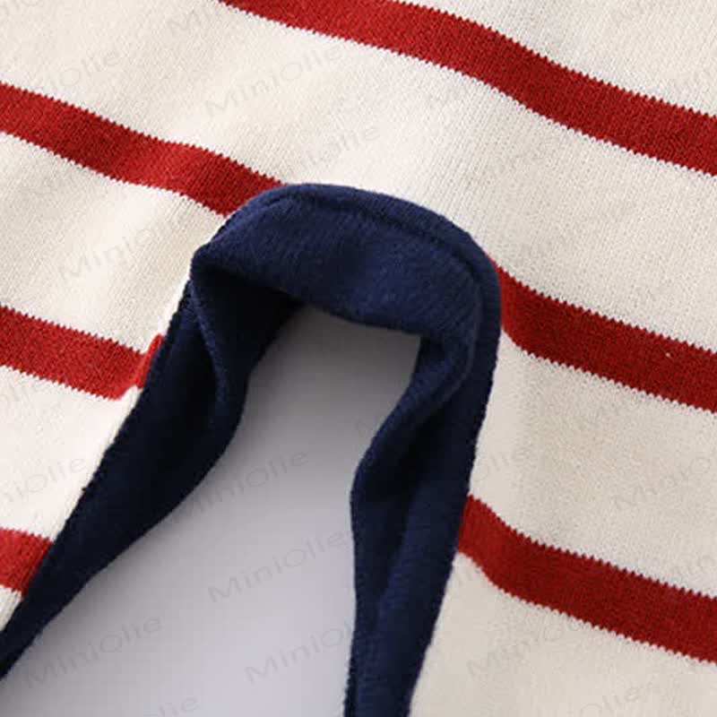 Baby Cute Bear Striped Romper