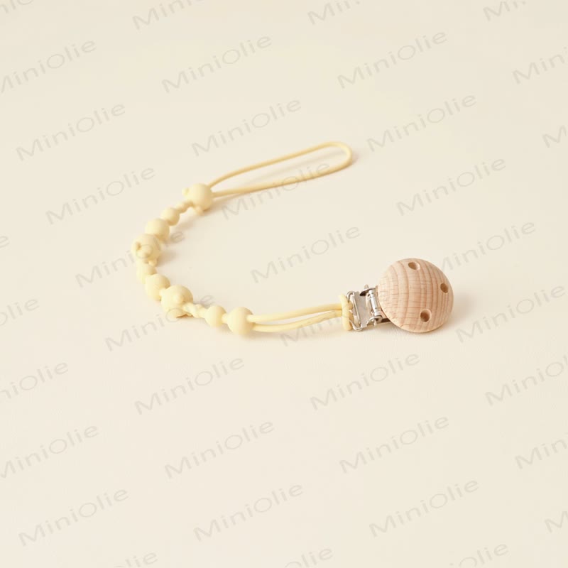 Baby Silicone Bear Pacifier Clip