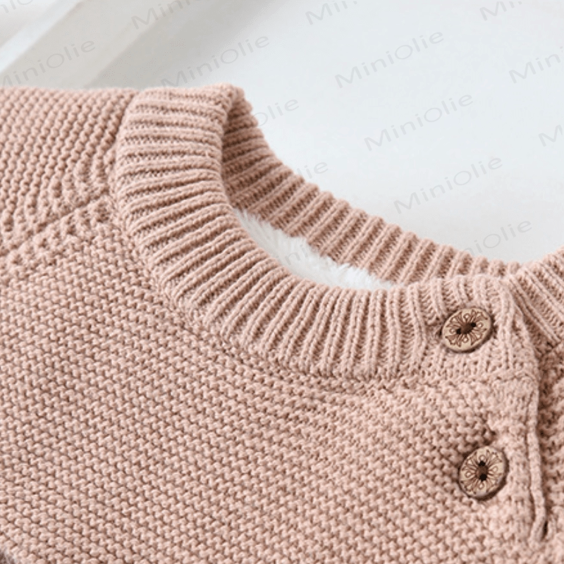 Kid Cute Horse Thicken Knit Sweater
