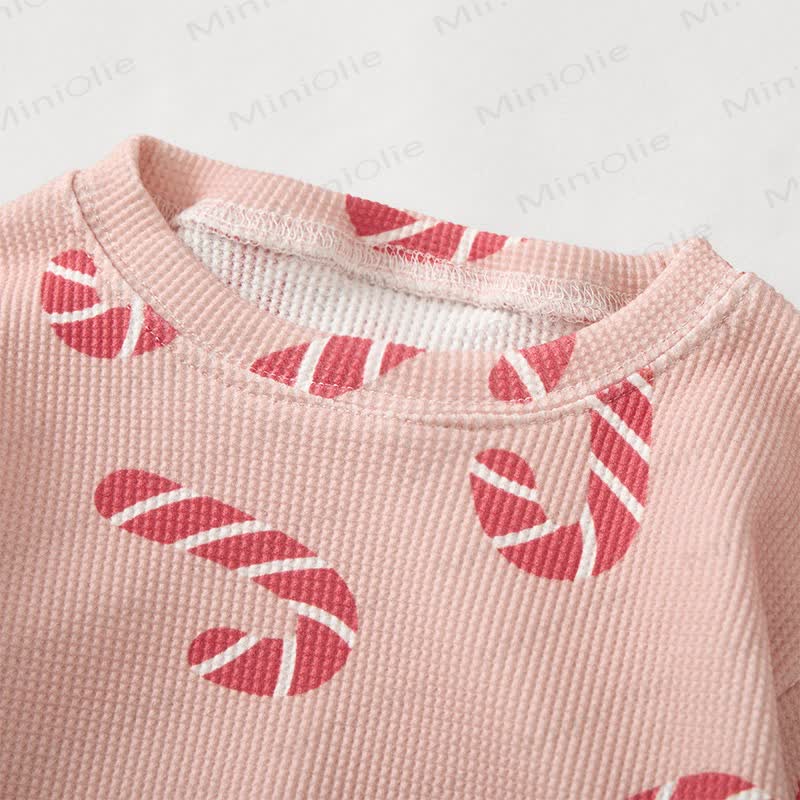 Baby Candy Pink Waffle 2-piece Set