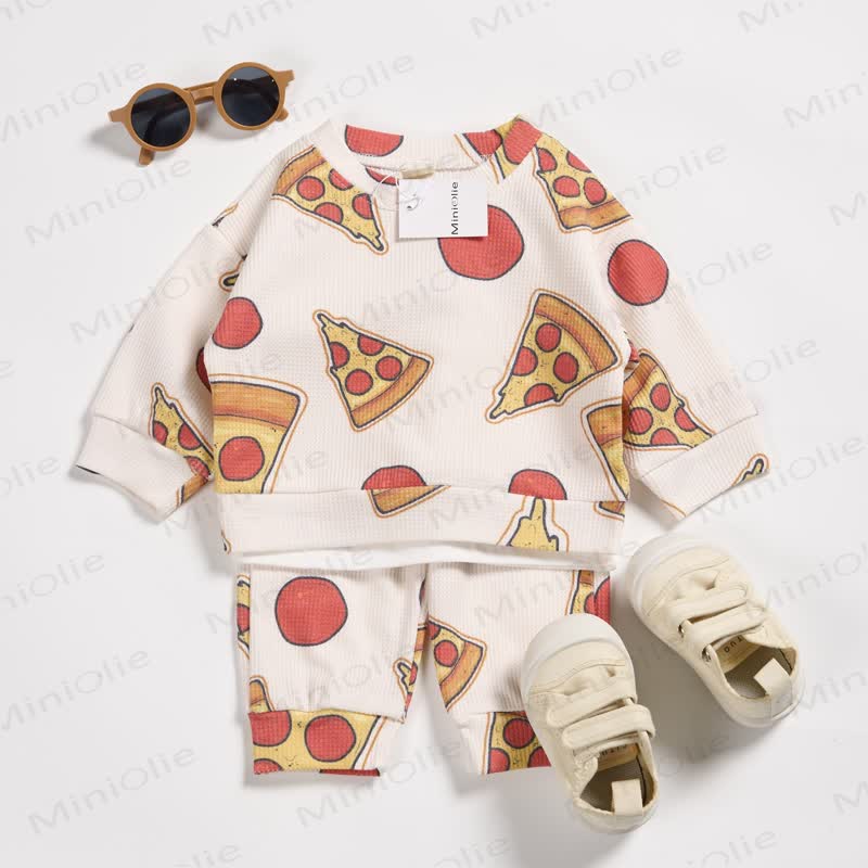 Baby Toddler Pizza Waffle 2-piece Set