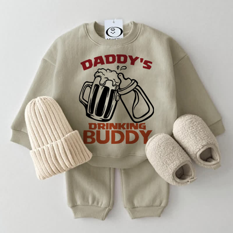 DADDY'S DRINKING BUDDY Baby 2-Piece Beer Set