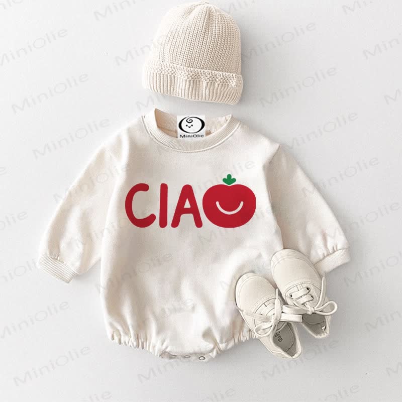 CIAO Baby Smiley Tomato Bodysuit