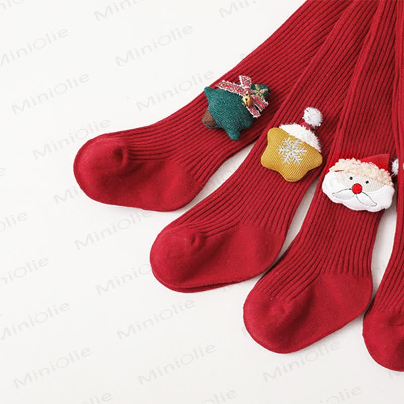 Baby Christmas Cartoon Tights