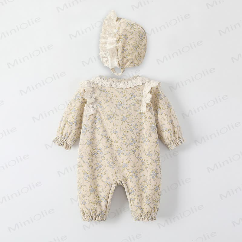 Baby Fleece Rural Style Romper