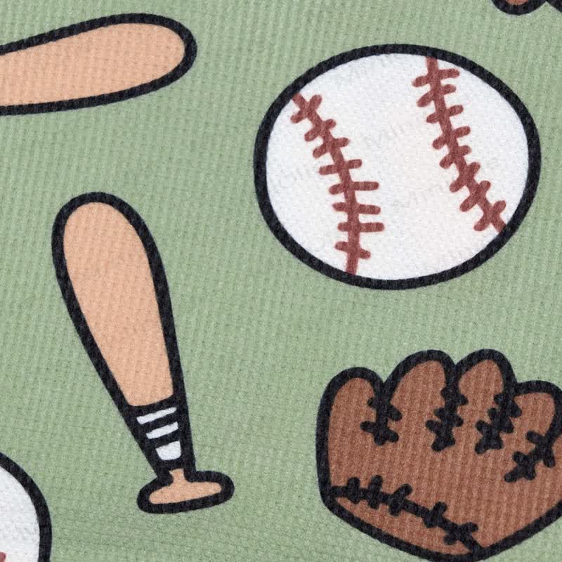 Baby Waffle Baseball Element 2-piece Set