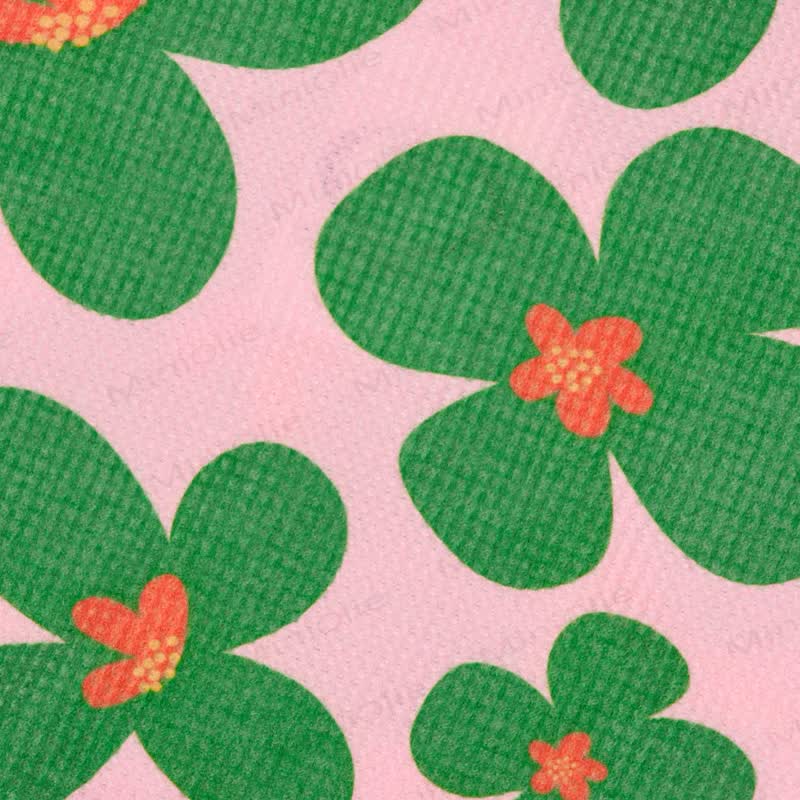 Baby Waffle Flower Pink 2-piece Set