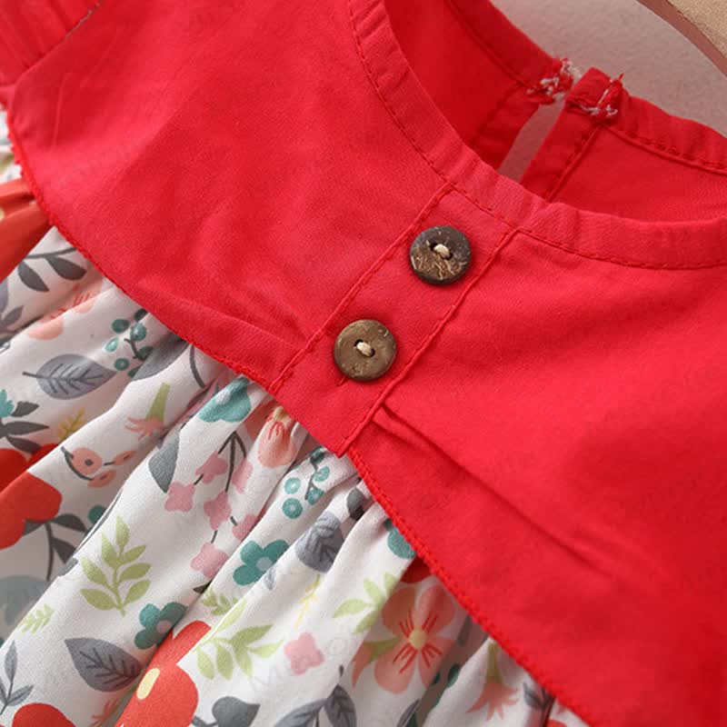 Baby Toddler Daisy Flower Dress with Hat