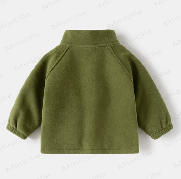 Toddler Polar Fleece Stand Collar Outerwear